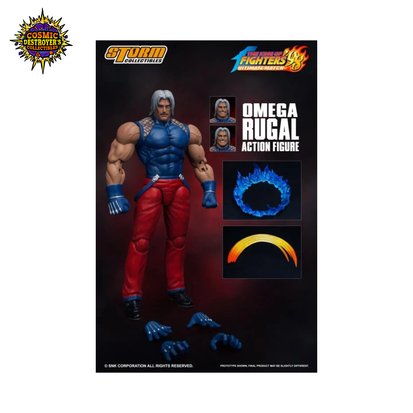 Storm Collectibles - The King of Fighters '98 - Omega Rugal 1/12 Scale Action Figure (OPEN BOX)
