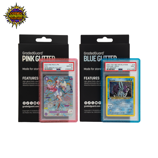 GradedGuard: PSA Limited Edition [Hobby Store Exclusive] Pink & Blue Glitter Bundle