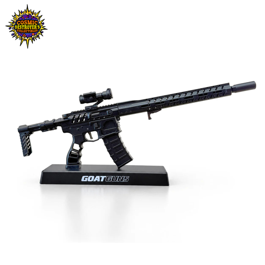Miniature AR15 Die Cast Model - (AR15 Skeleton Model Black)