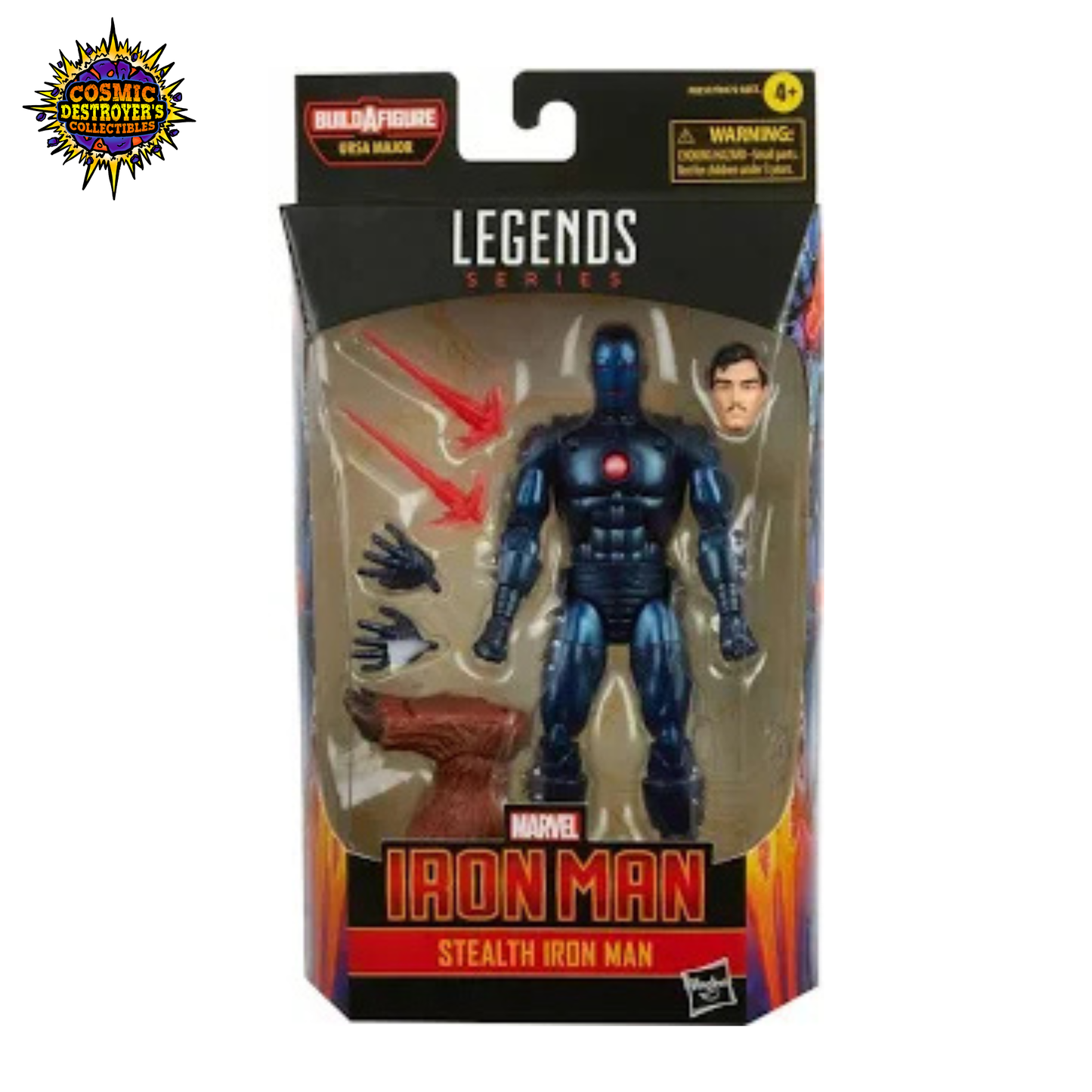 Marvel Legends - Marvel Iron Man - Stealth Iron Man - Ursa Major BAF