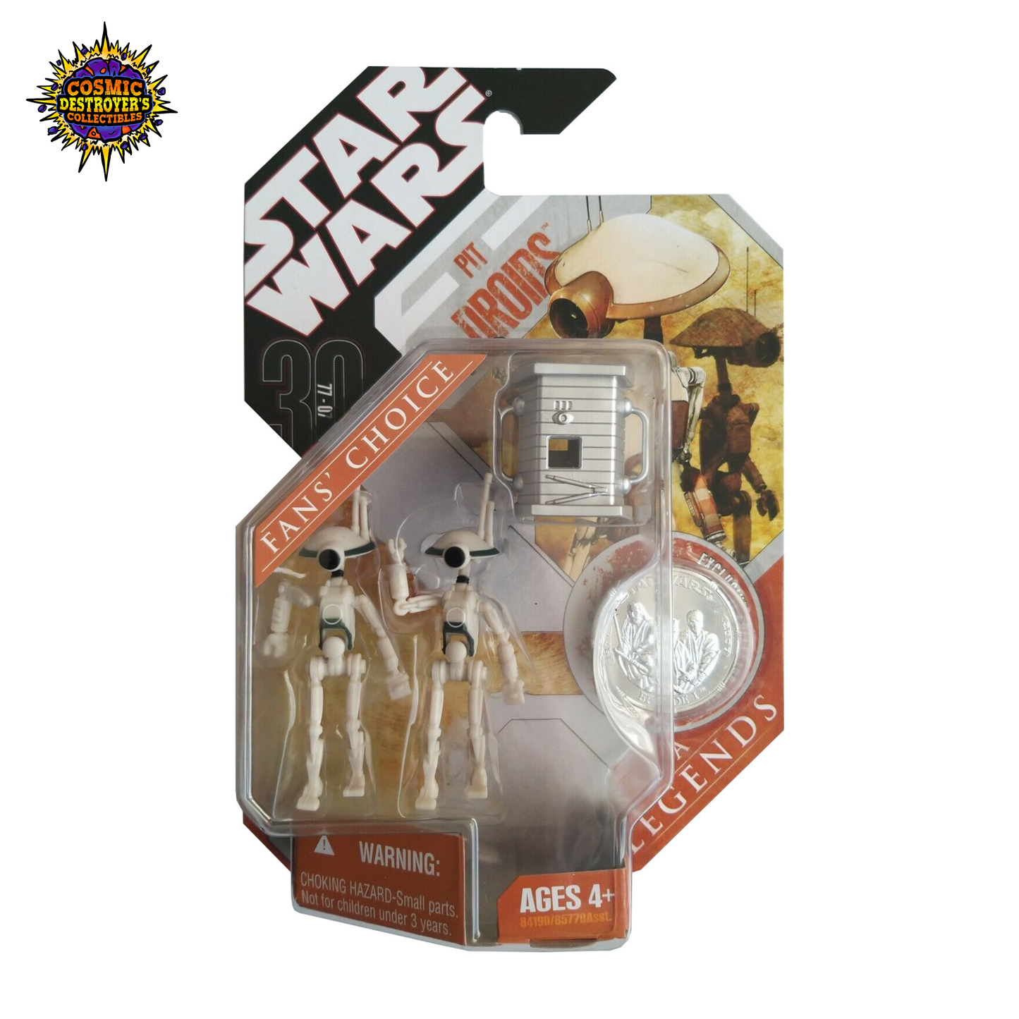 Star Wars - Saga Legends (30th Anniversary) - Pit Droids Action Figure - 2007