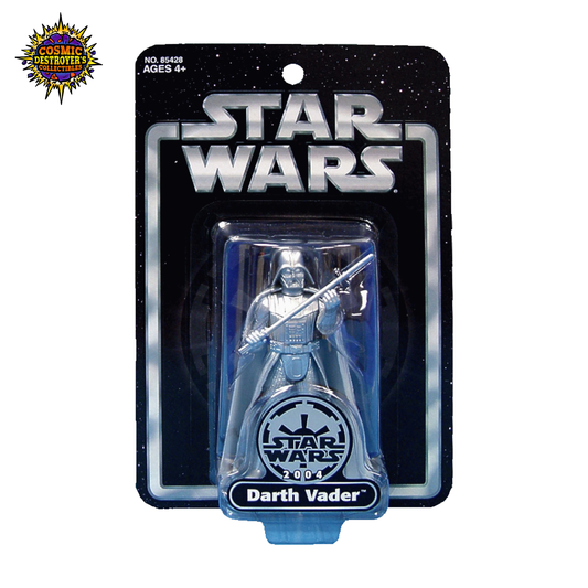 Star Wars - Silver Darth Vader Action Figure (Toys 'Я' Us Excusive) 2004
