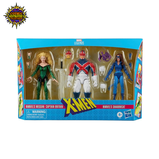 Marvel Legends X-Men Series 3-Pack (Meggan, Captain Britain, Shadowcat)