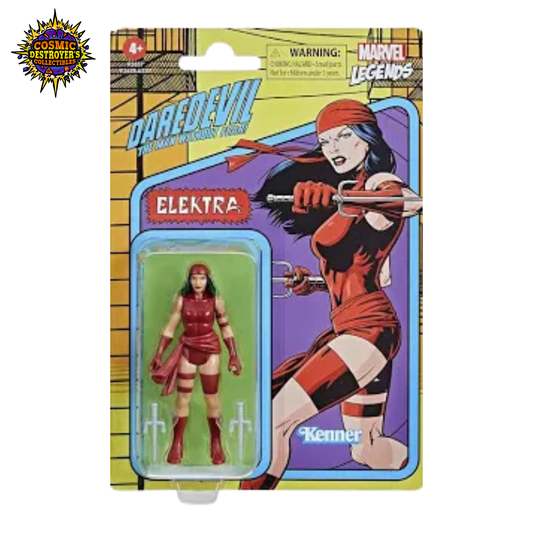 Marvel Legends - Retro Series - Elektra - 3.5" Action Figure (Bad Box)