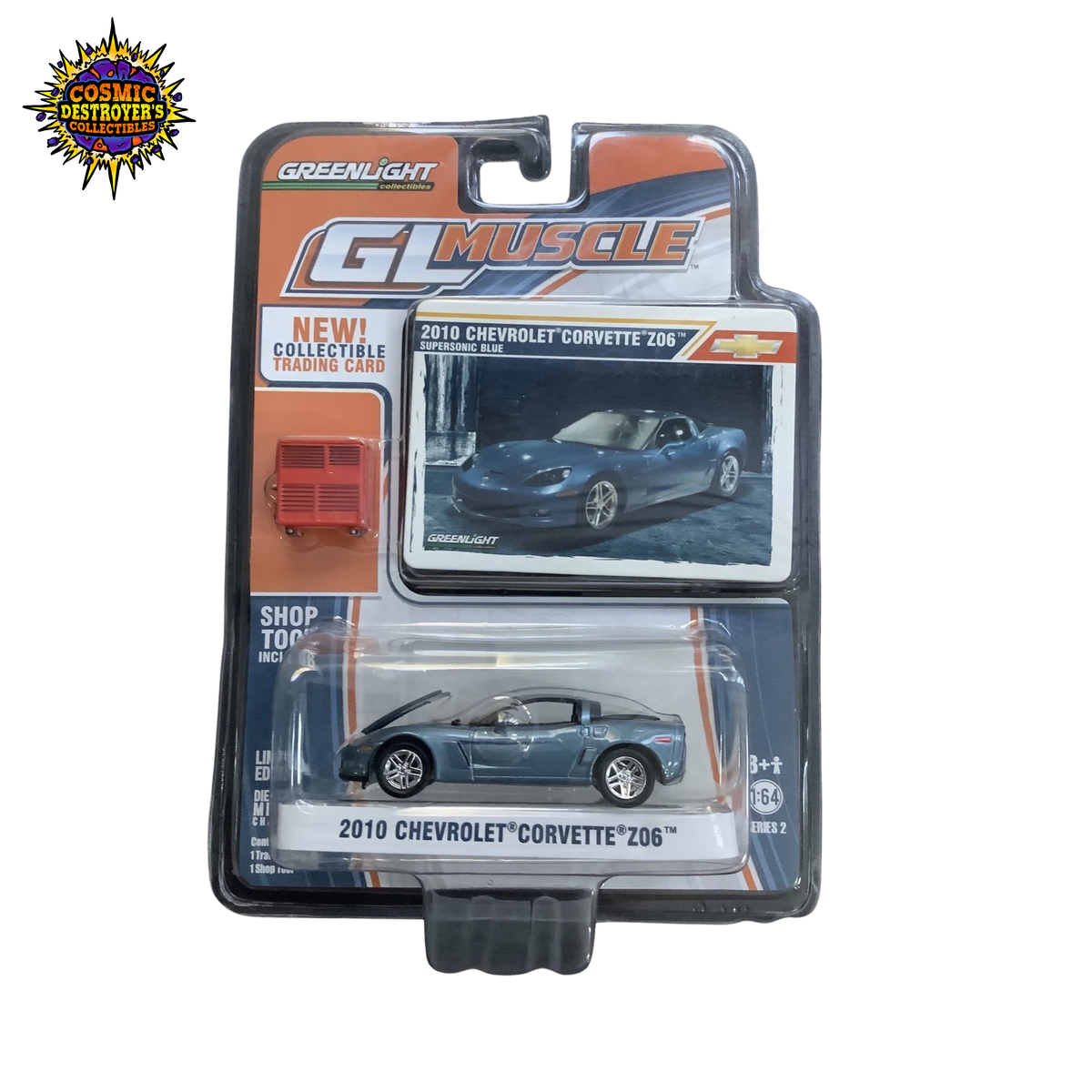 Greenlight - GL Muscle - 2010 Chevrolet Corvette Z06 - 1:64 Scale (Diecast)