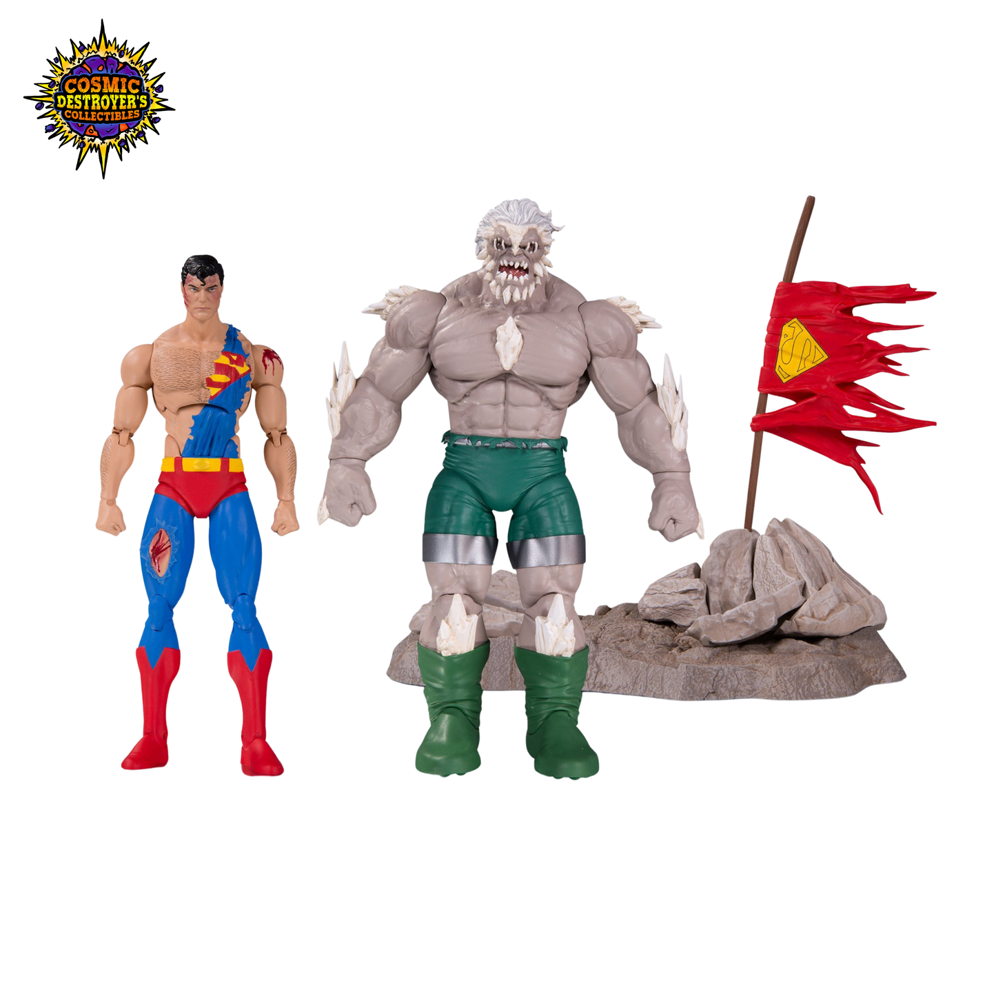 DC Collectibles - DC Comics Icons - Superman vs. Doomsday (NO OUTER SLEEVE COVER)