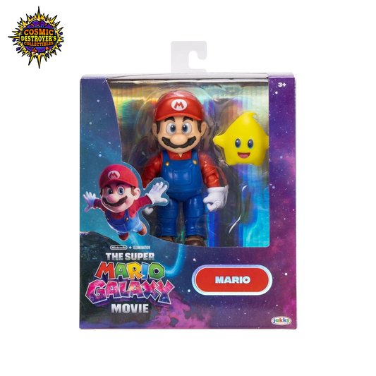 Jakks Pacific - The Super Mario Galaxy Movie - Mario Action Figure