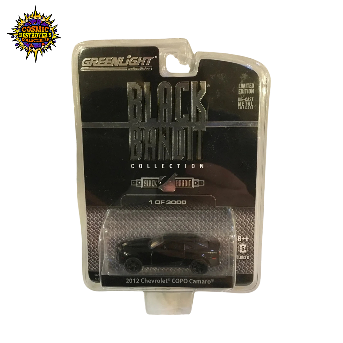 Greenlight - Black Bandit Collection - 2012 Chevrolet COPO Camaro - LE3000 (Diecast) 1:64 Scale