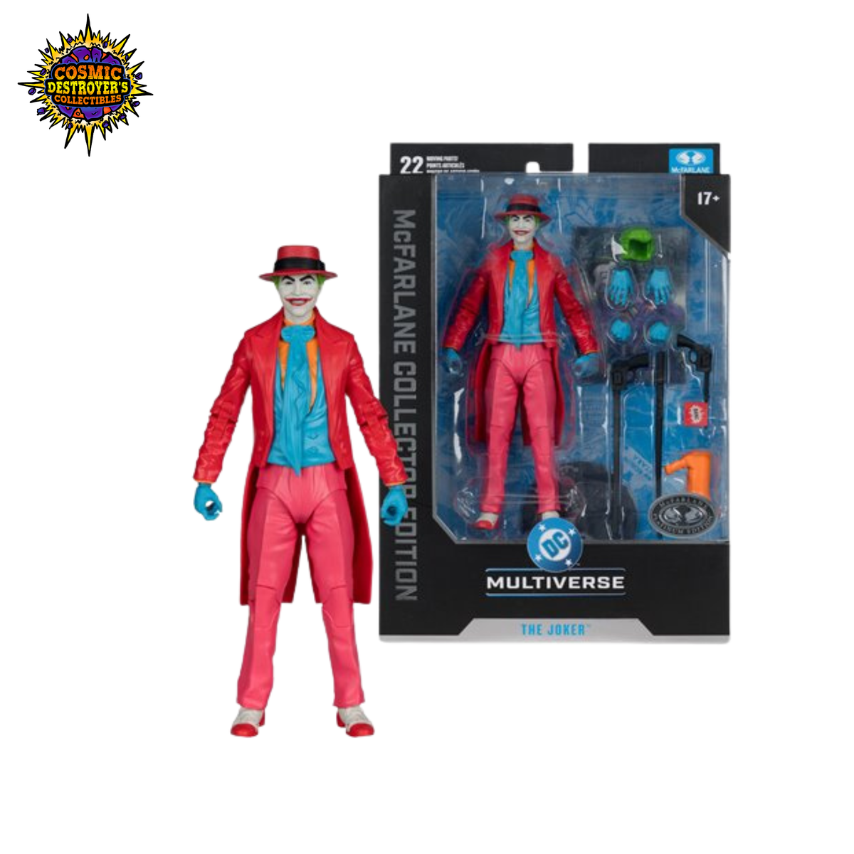 McFarlane Toys (Collector's Edition) - DC Multiverse - The Joker (Batman 1989) - Platinum Edition - #57