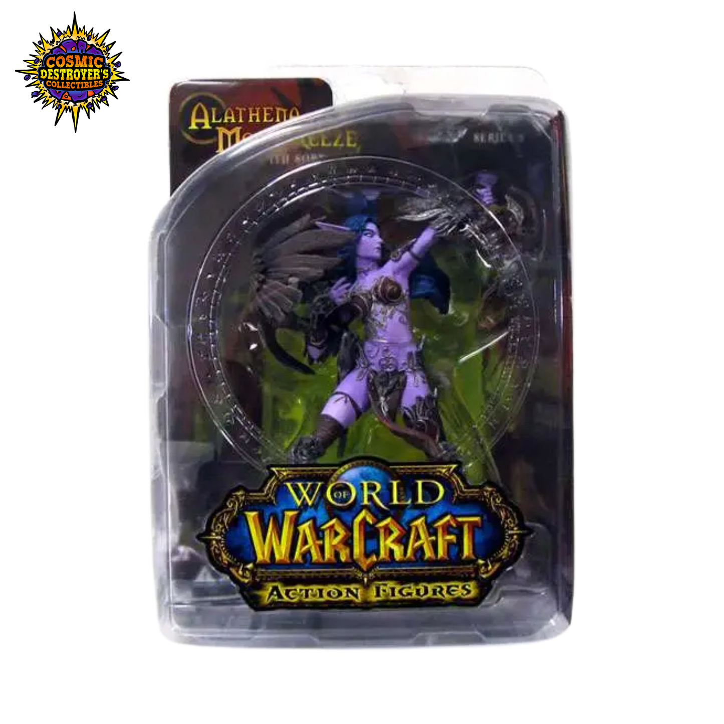 World of Warcraft - Alathena Moonbreeze w/ Sorna - Series 5  Action Figure