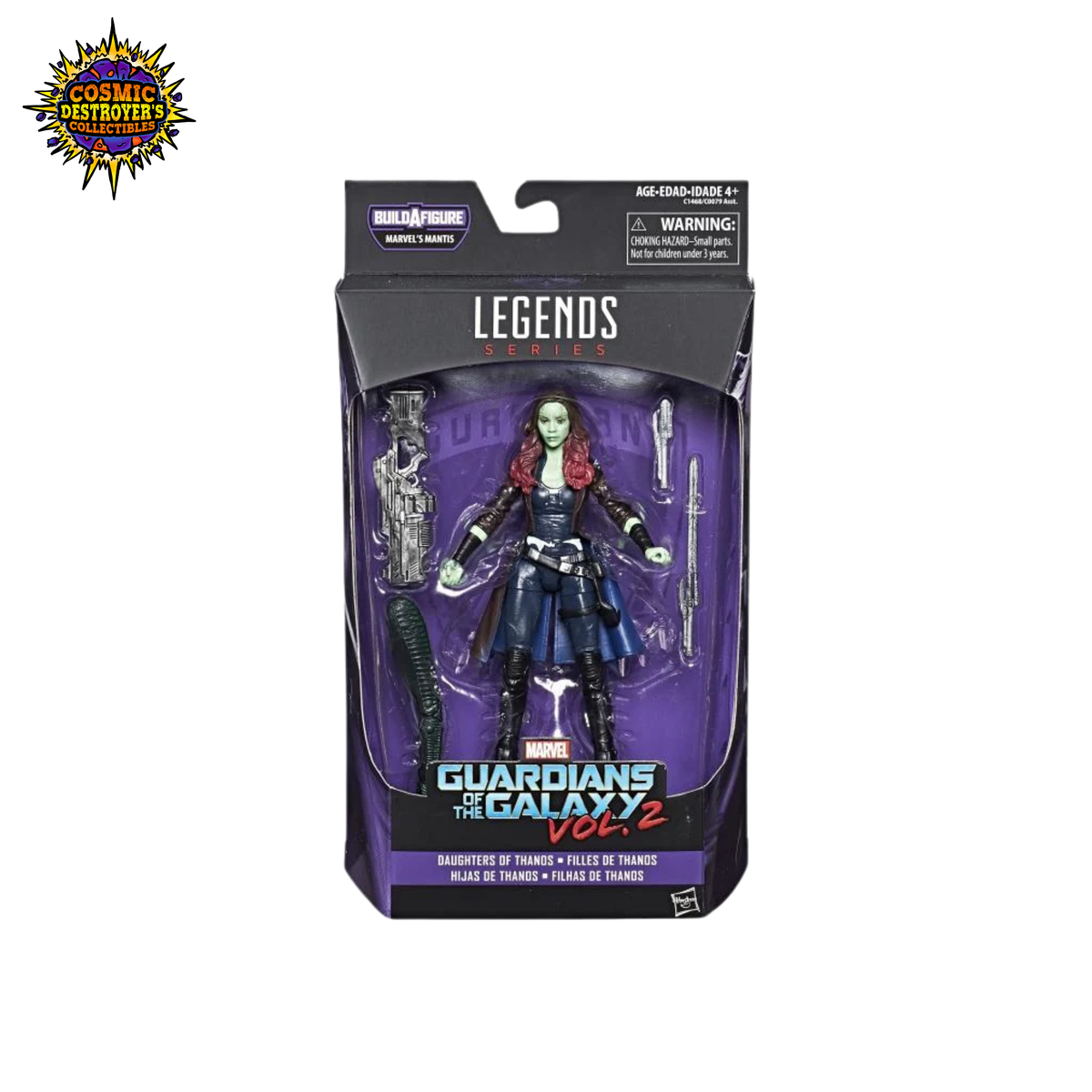 Marvel Legends - Guardians of the Galaxy Vol. 2 - Daughters of Thanos (Gamora) - Marvel's Mantis BAF