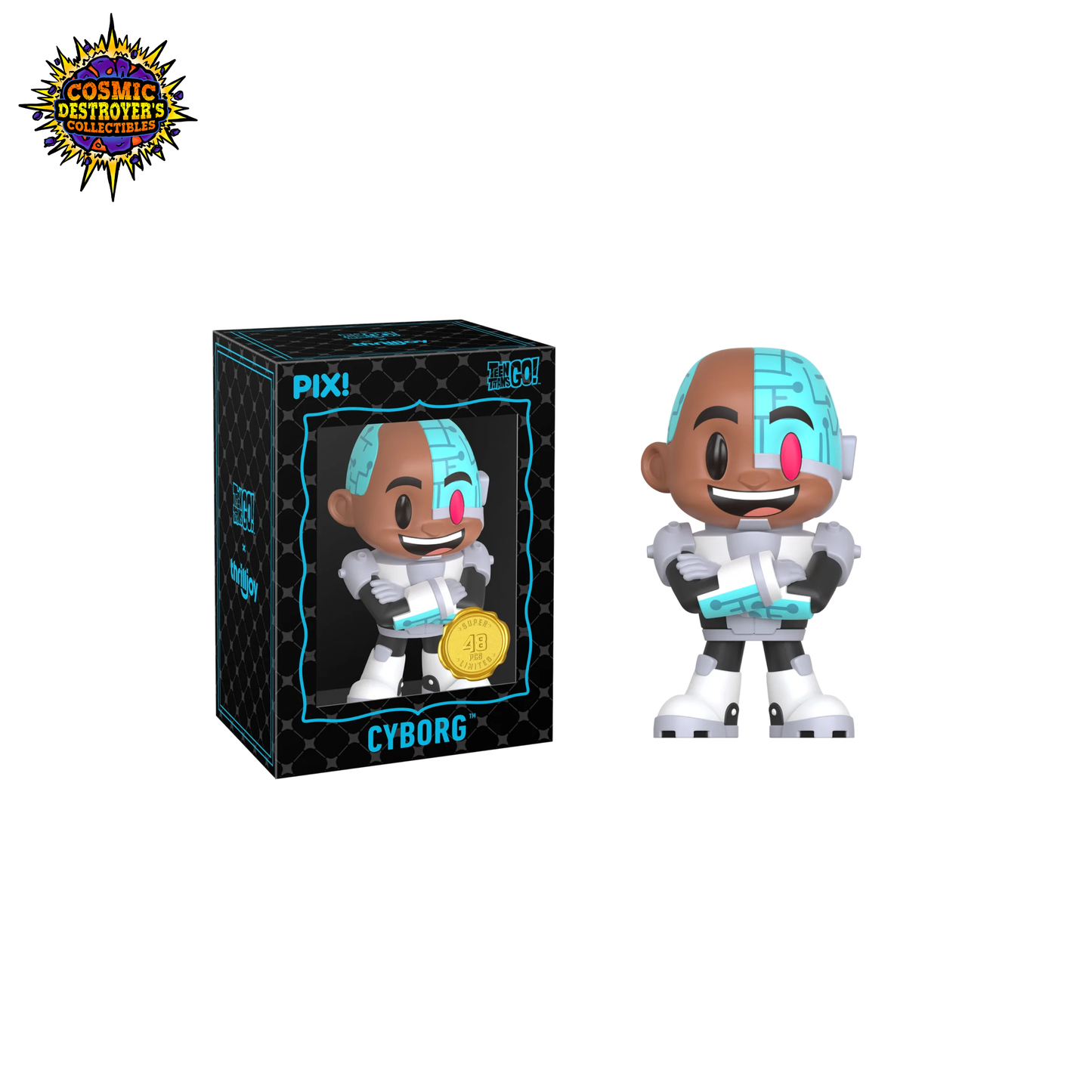 Thrilljoy PIX! Teen Titans Go! CYBORG - CHASE (Beast Boy)