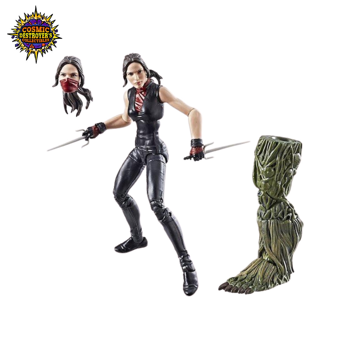 Marvel Legends - Daredevil - Elektra - Man Thing BAF