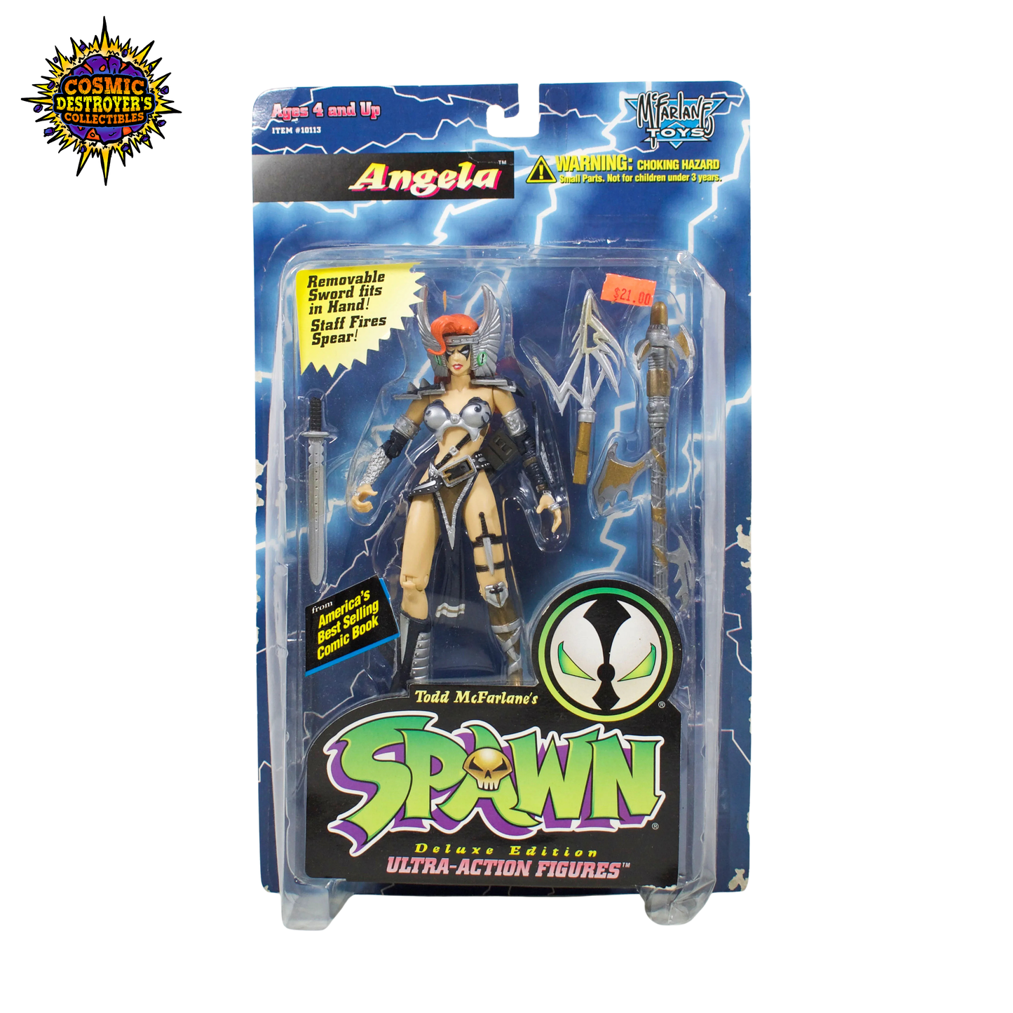 McFarlane Toys - Spawn - Angela Deluxe Edition Ultra Action Figure (See Photos)