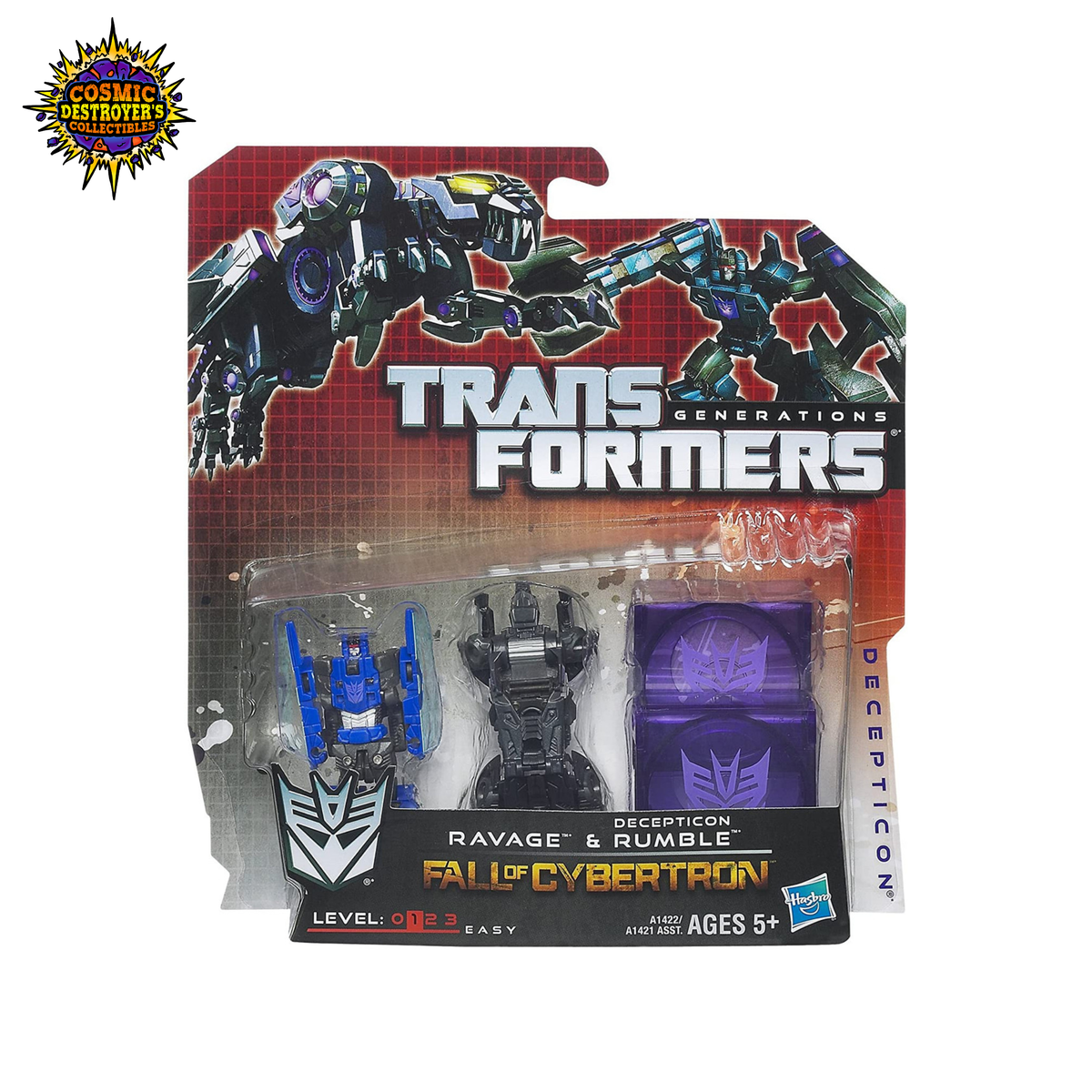 Transformers Generations - Fall of Cybertron -  Ravage & Decepticon Rumble (2-Pack)