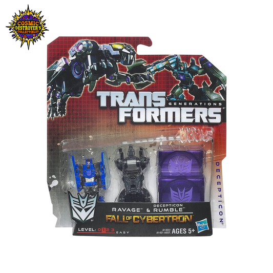 Transformers Generations - Fall of Cybertron -  Ravage & Decepticon Rumble (2-Pack)