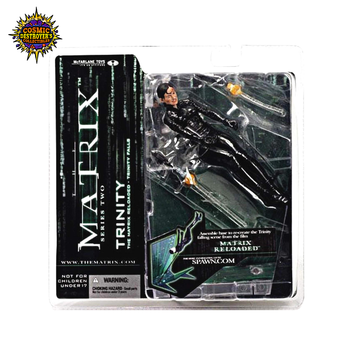 McFarlane Toys - Matrix Series 2 - Trinity (Trinity Falls) 7” Action Figure - 2003