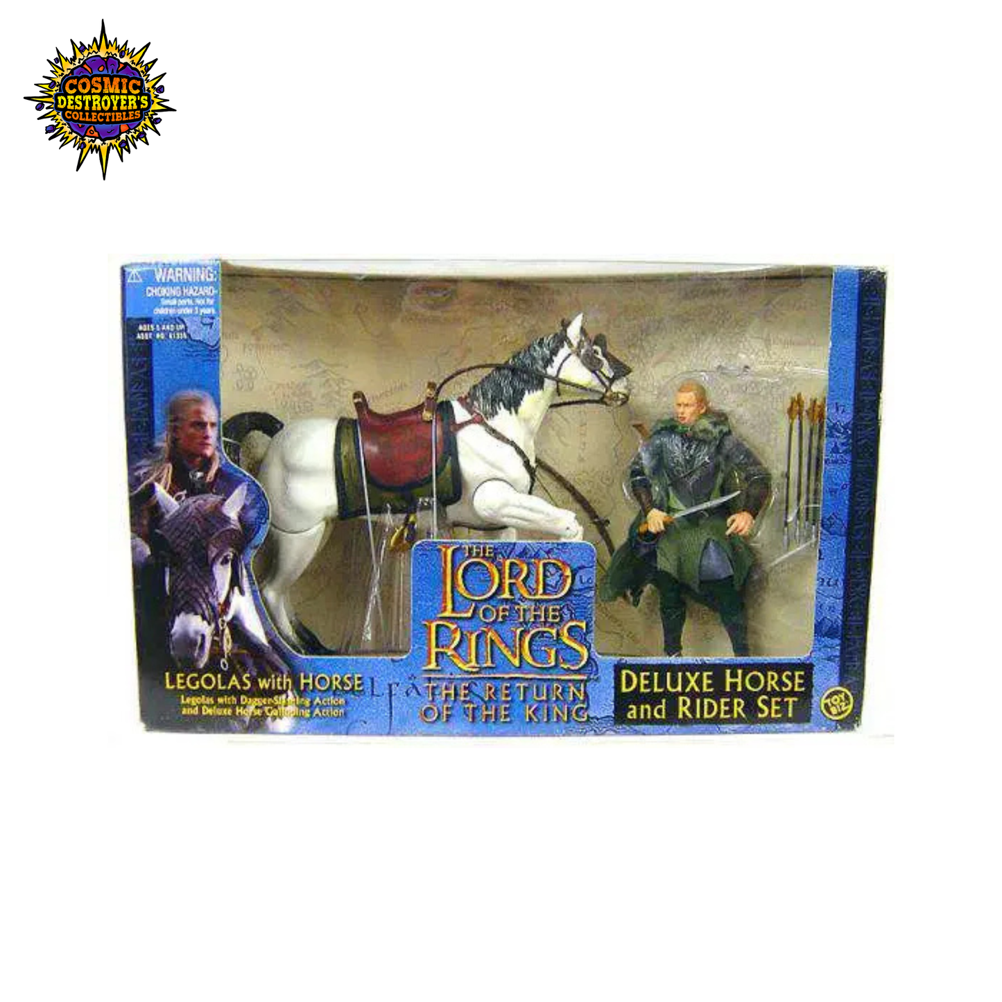 Toy Biz - The Lord of the Rings: The Return of the King - Deluxe Horse and Rider Set - Legolas with Horse