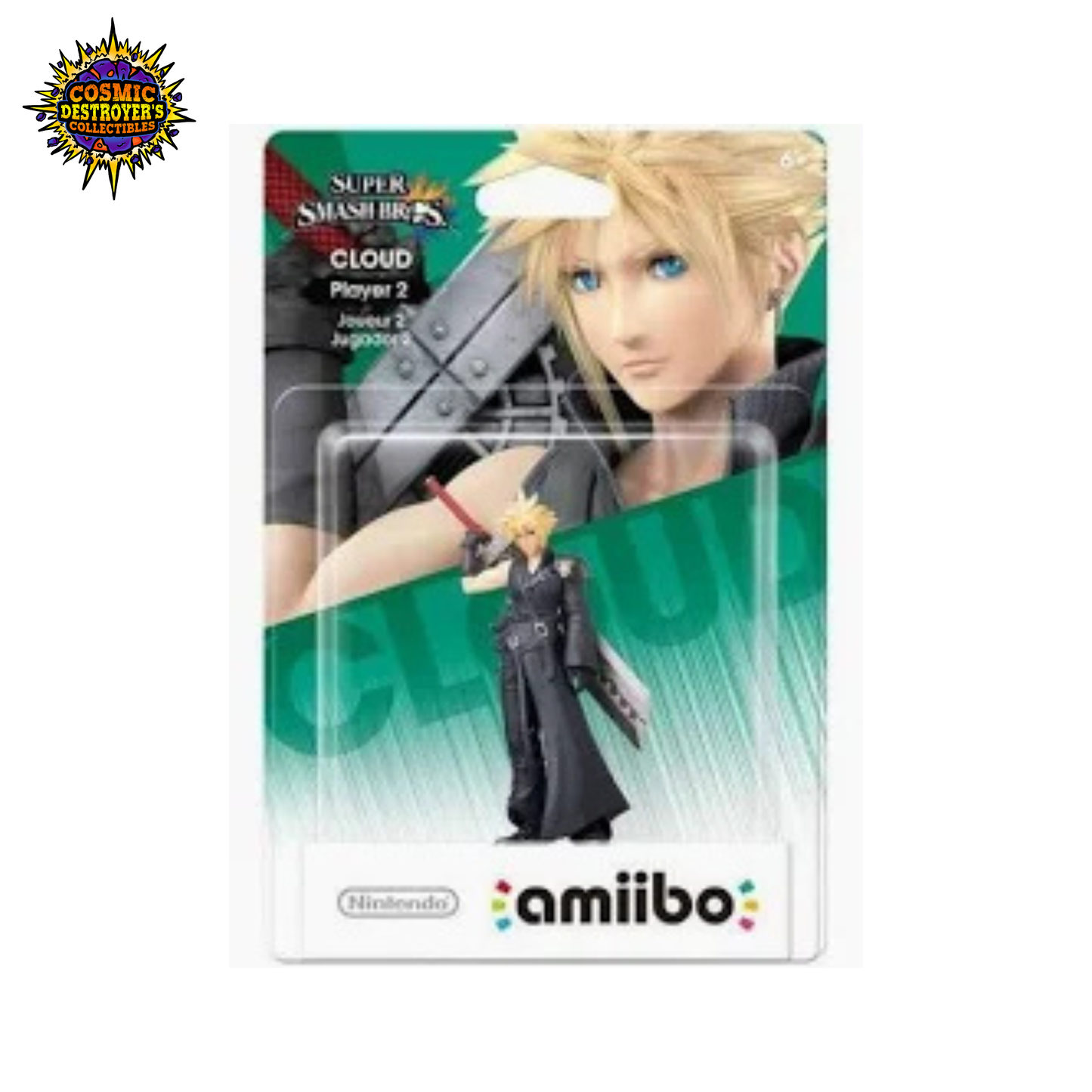Amiibo - Cloud Player 2 - Super Smash Bros. Series