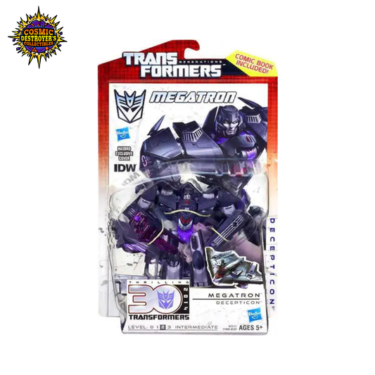 Transformers Generations - 30th Anniversary IDW - Megatron - Deluxe Class - w/ Exclusive Comic