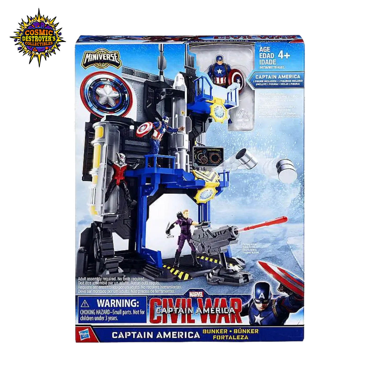 Captain America Bunker - Civil War - 2.5-Inch Playset