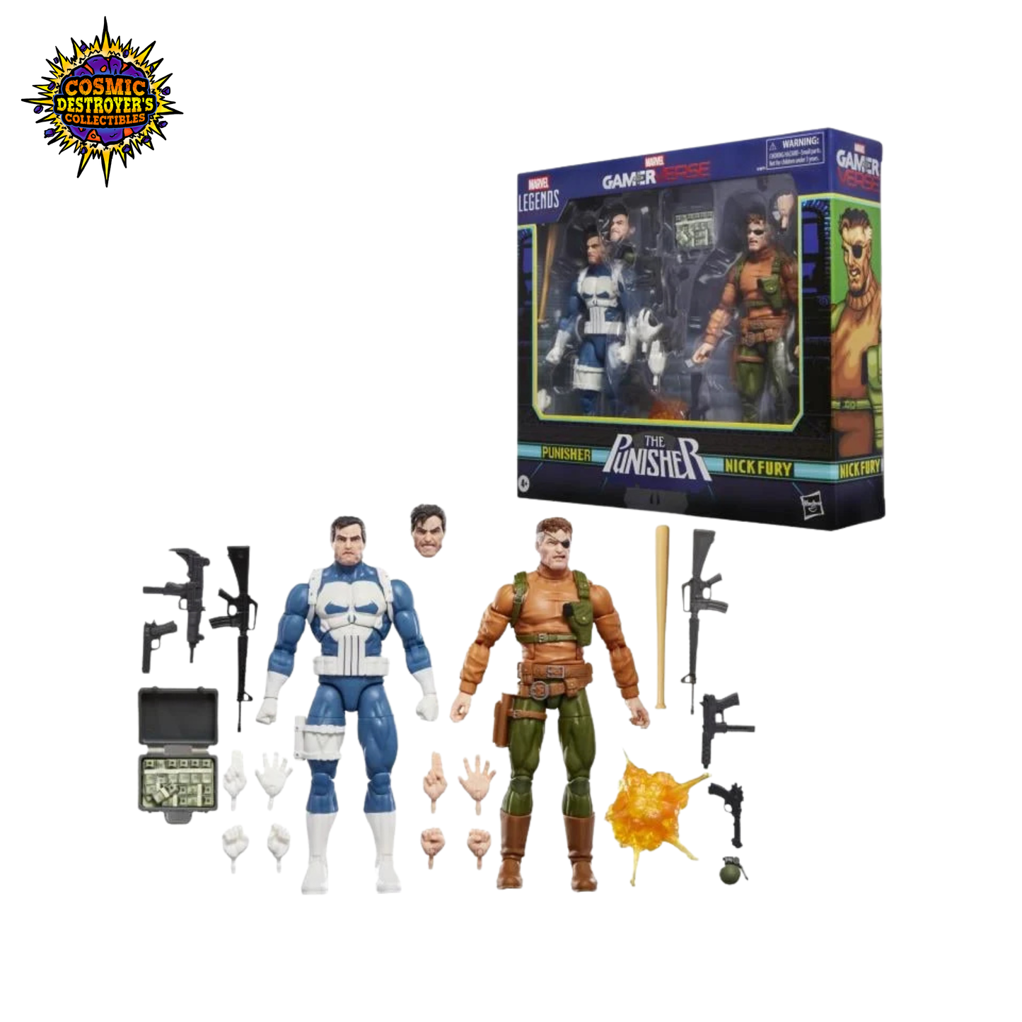 Marvel Legends - Marvel Gamerverse - The Punisher 2pk - Nick Fury & the Punisher