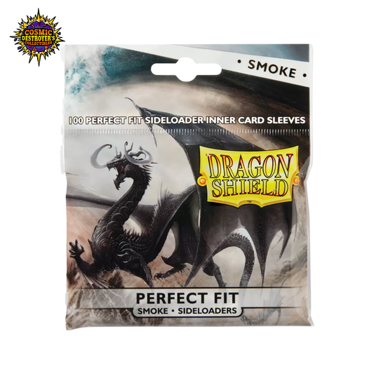 Dragon Shield - Perfect FIt Sideloaders Sleeves - Smoke (100-Pack) - Dragon Shield Card Sleeves