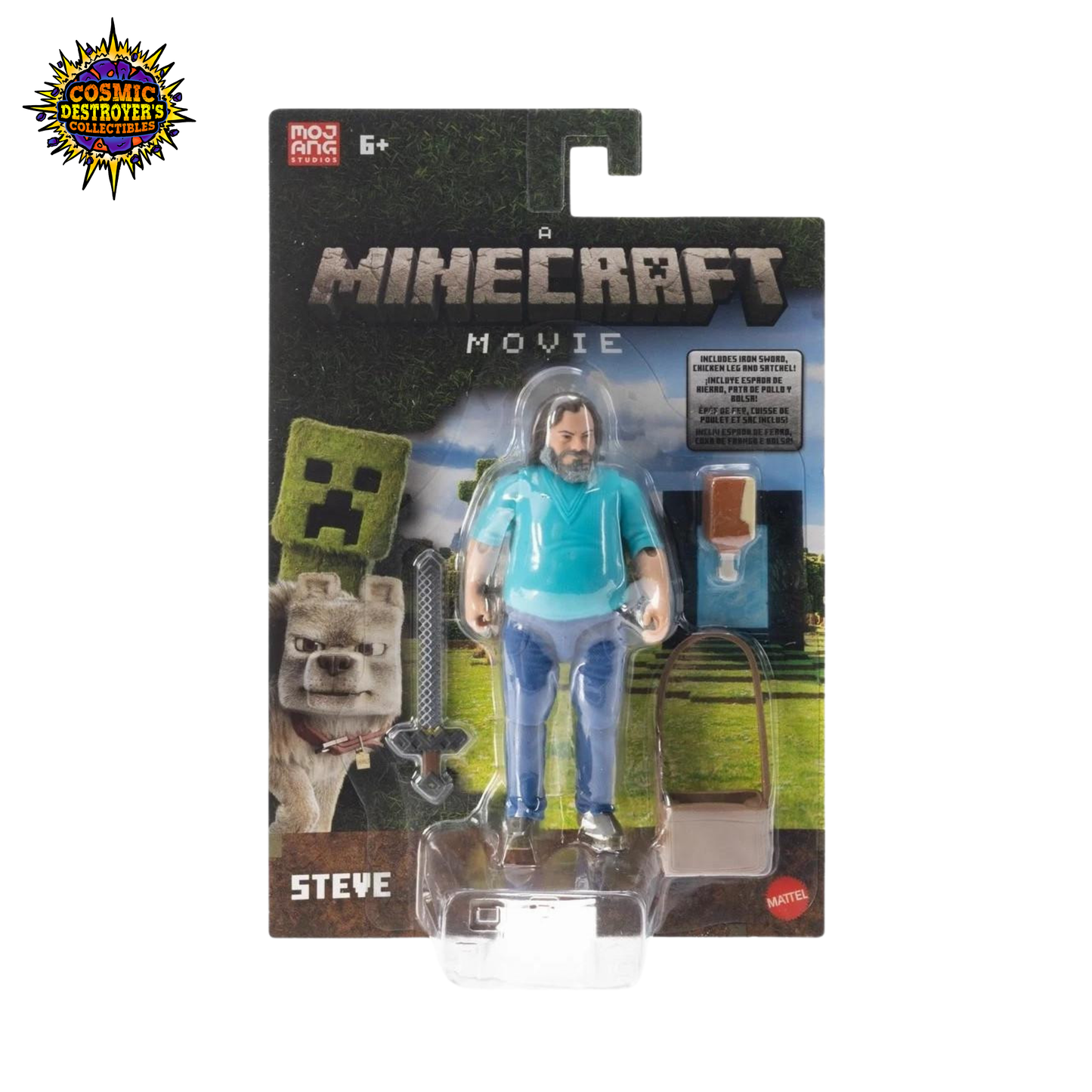 A Minecraft Movie - Steve 4" Action Figure