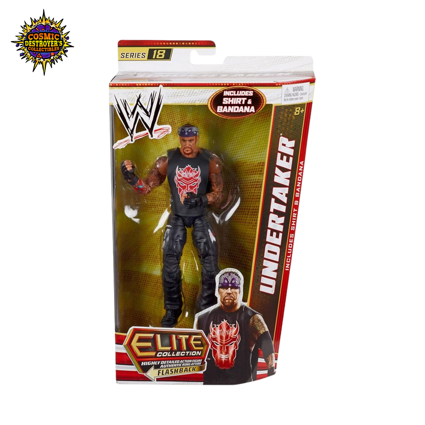 WWE Elite Collection Series 18 - Flashback Undertaker Figure - X9649