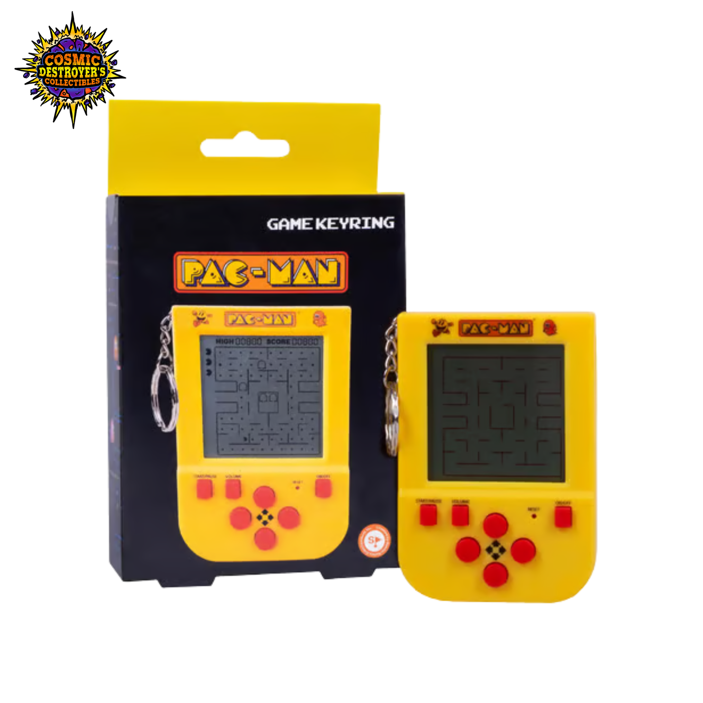 PAC-MAN Game - Keyring Arcade