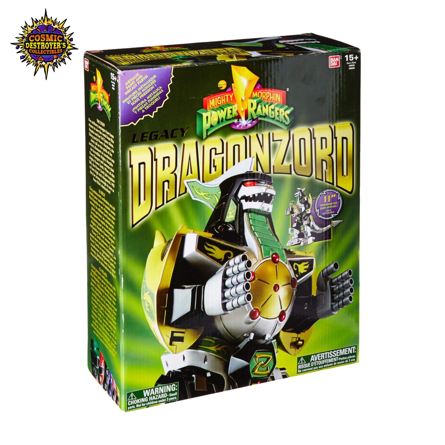 Mighty Morphin Power Rangers Legacy - Green Dragonzord - 2014