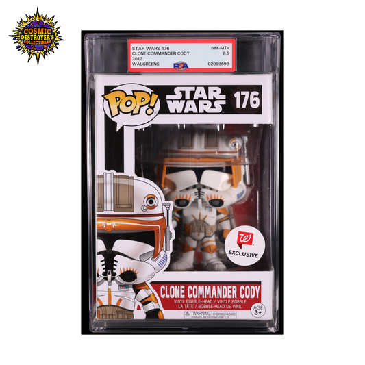 Funko Pop! Star Wars - Clone Commander Cody - 176 Walgreens - PSA 8.5 NM-MT+