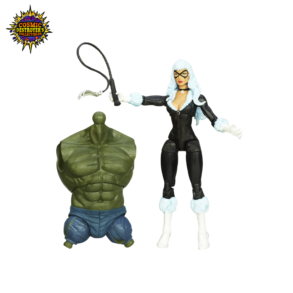 Marvel Legends (Infinite Series) - Marvel Spider-Man - Skyline Sirens (Black Cat) - Green Goblin BAF - 2013