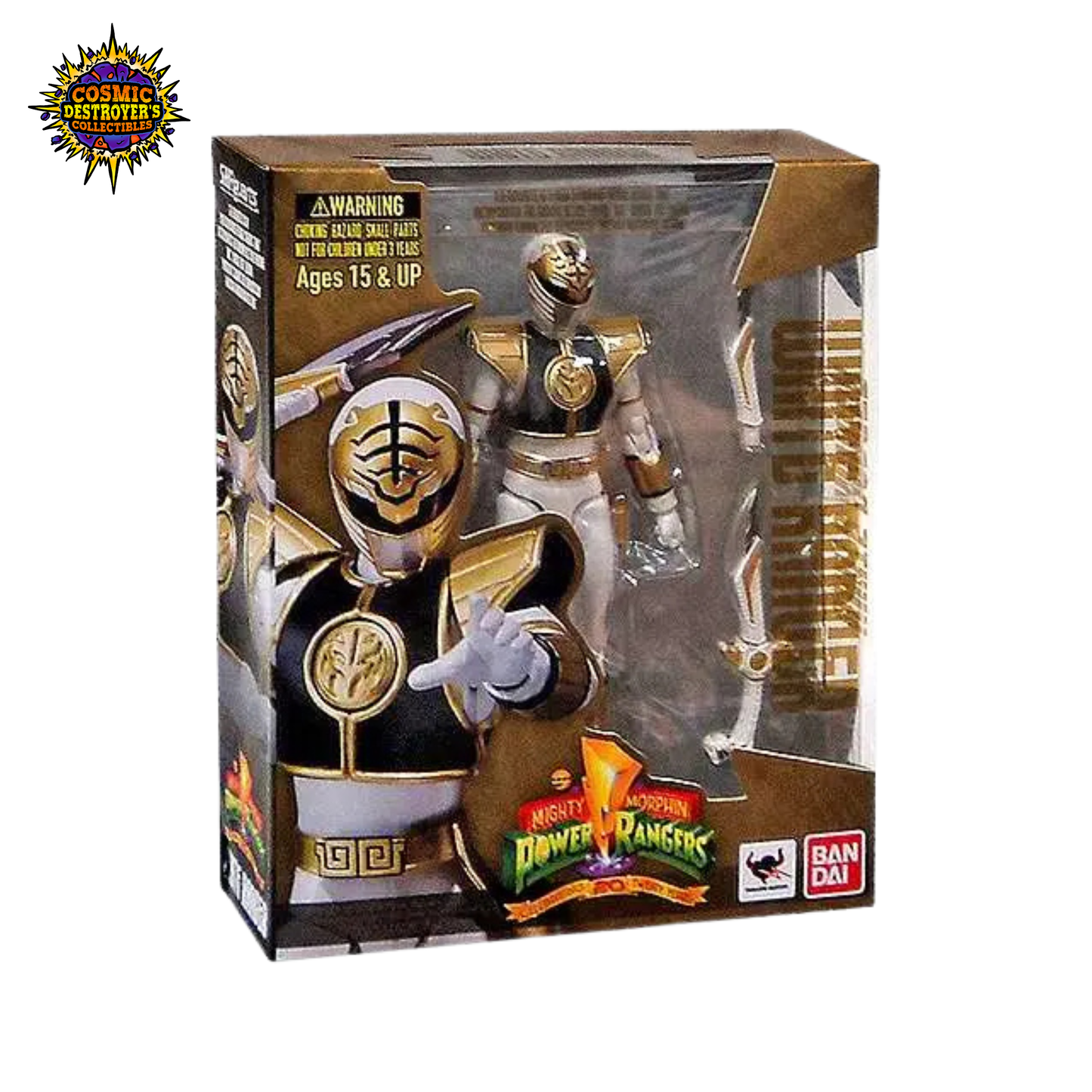 S.H. Figuarts - Mighty Morphin Power Rangers - White Ranger Action Figure - 2013