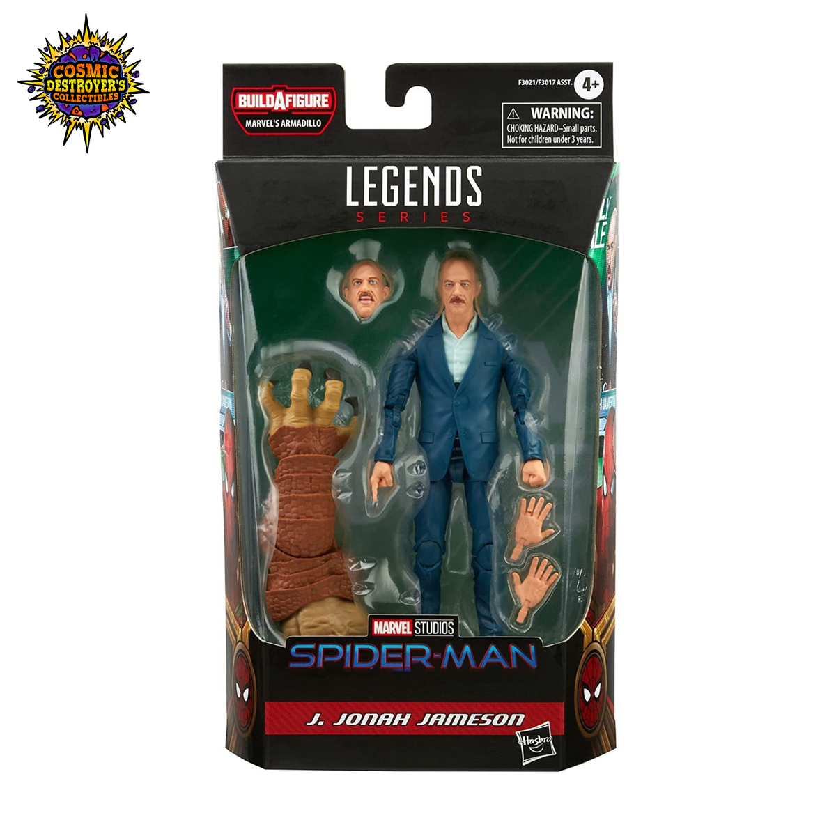 Marvel Legends - Marvel Studios Spider-Man - J. Jonah Jameson - Marvel's Armadillo BAF - 2021