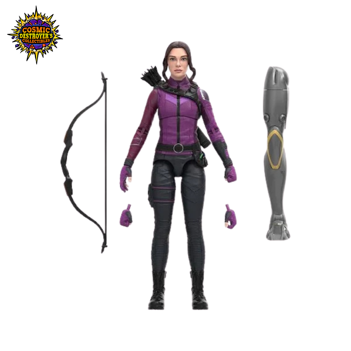 Marvel Legends - Marvel Studios Hawkeye - Kate Bishop - Infinity Ultron BAF - 2022 *RIPPED / DENTED BOX*