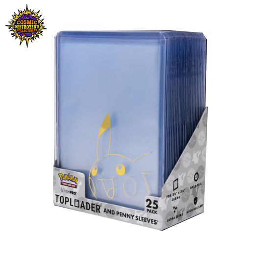 Ultra Pro Pikachu Toploader and Penny Sleeves Combo Pack
