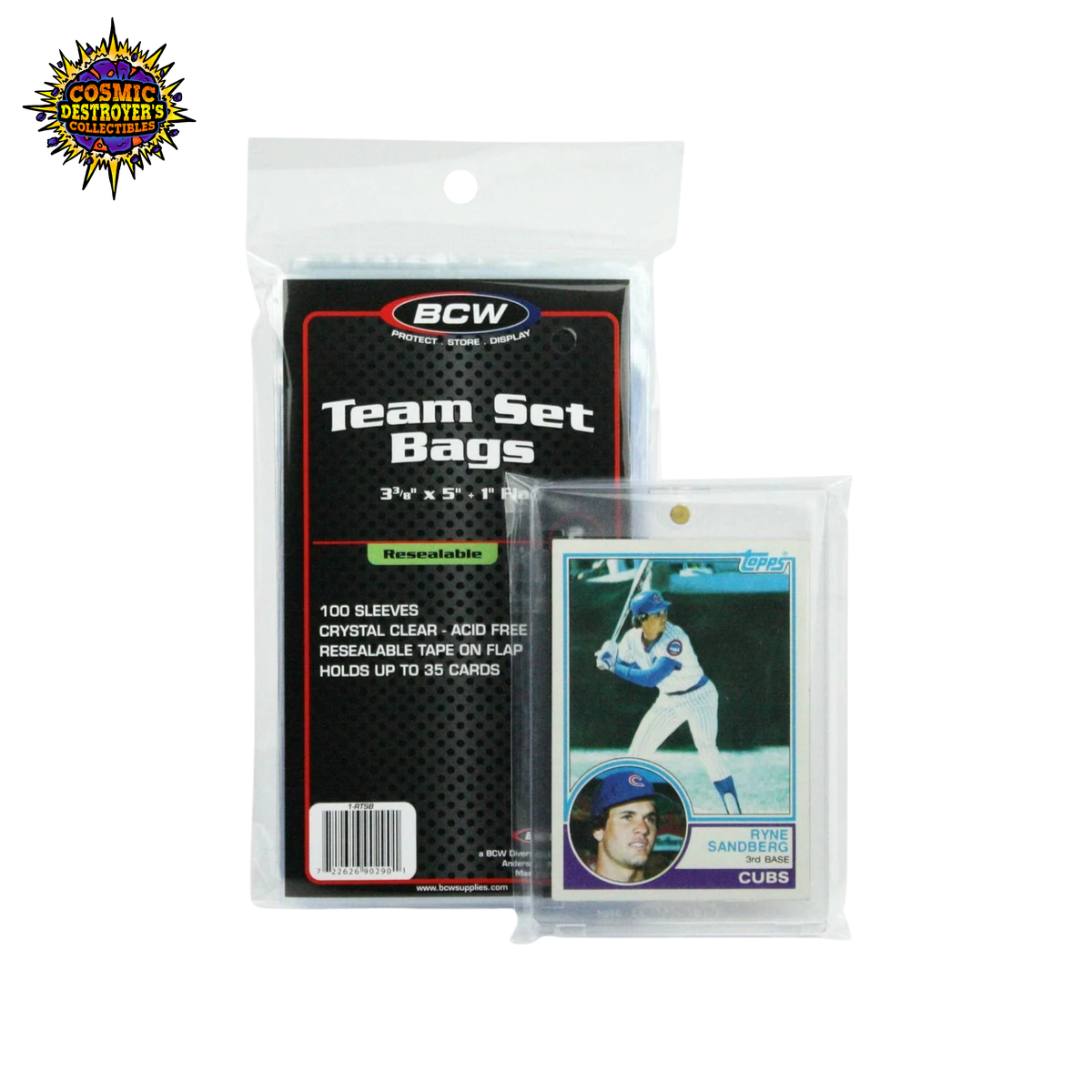 BCW: Resealable Team Set Bags
