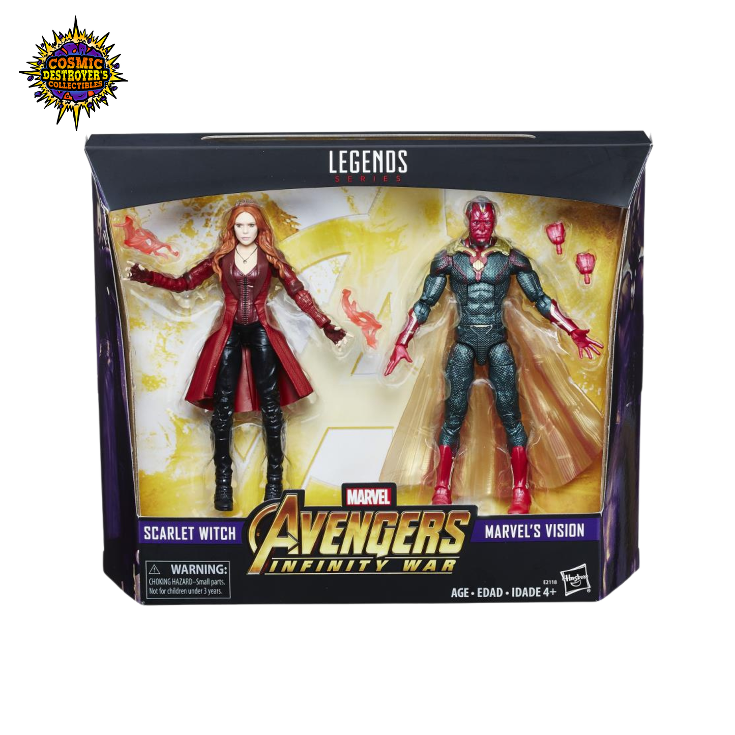 Marvel Legends - Avengers: Infinity War - Scarlet Witch & Vision Two-Pack - Toys“R”Us Exclusive