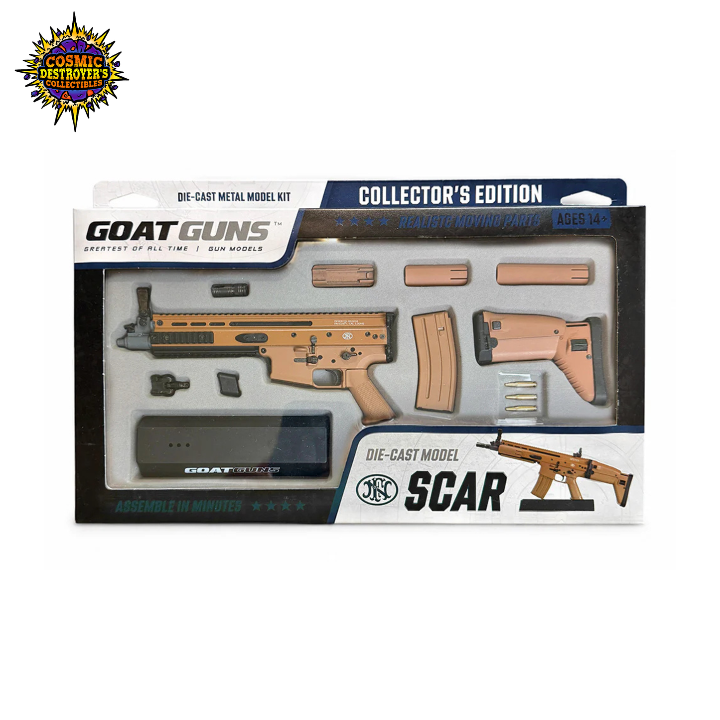 Miniature FN SCAR-L® Die Cast Model Kit - (FN SCAR® Model)