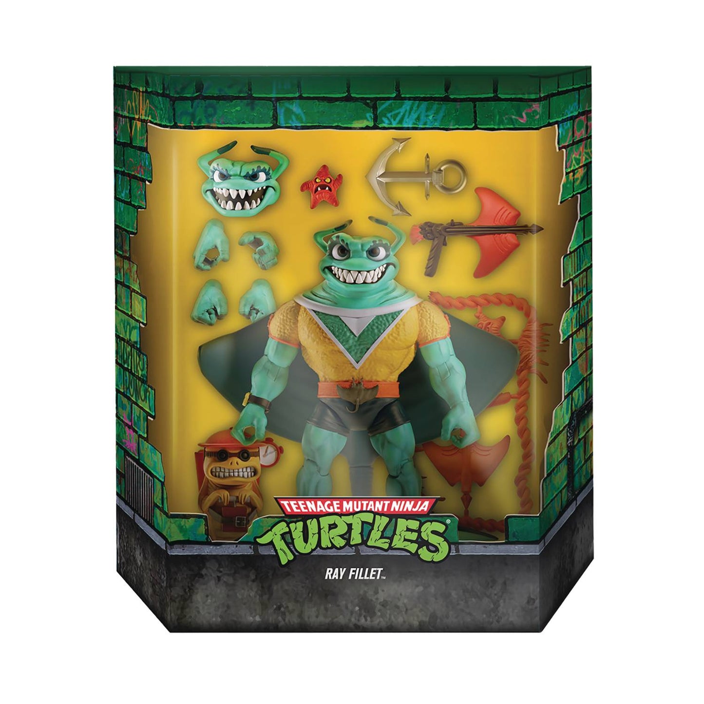 SUPER7 - TMNT ULTIMATES WAVE 5 - RAY FILLET - ACTION FIGURE