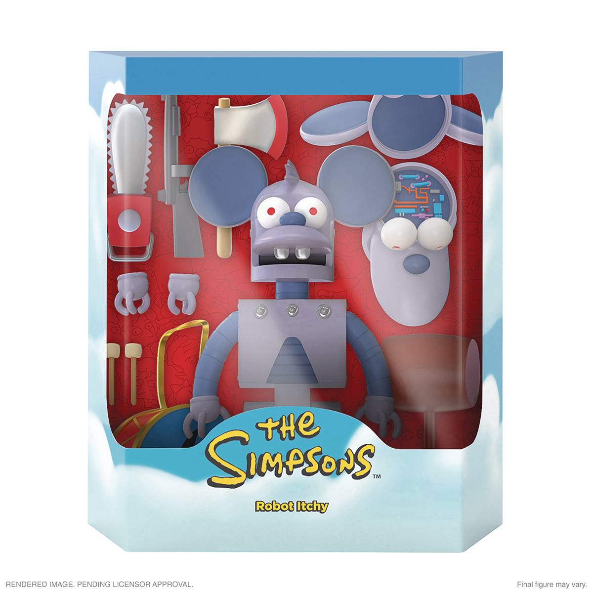 SUPER7 - SIMPSONS ULTIMATES - ROBOT ITCHY - ACTION FIGURE