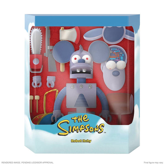 SUPER7 - SIMPSONS ULTIMATES - ROBOT ITCHY - ACTION FIGURE