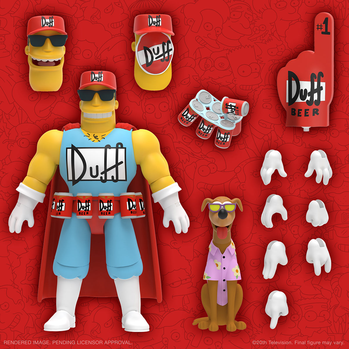 SUPER7 - THE SIMPSONS ULTIMATES W2 DUFFMAN - ACTION FIGURE