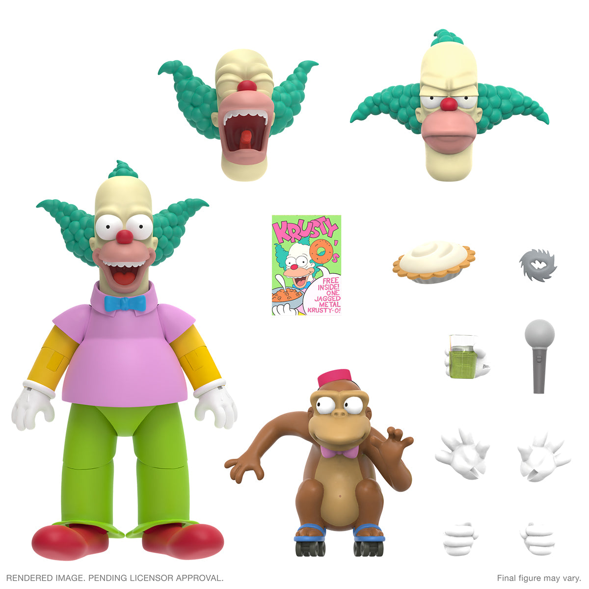 SUPER7 - THE SIMPSONS ULTIMATES W2 KRUSTY THE CLOWN - ACTION FIGURE