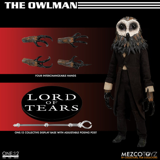 Mezco Toys - ONE-12 COLLECTIVE THE OWLMAN 1/12th Action Figure