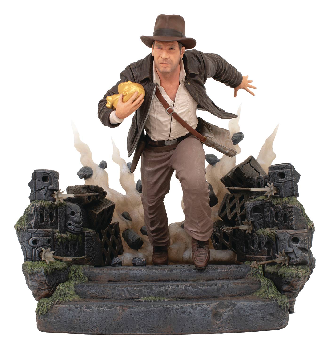 Diamond Select - Raiders of the Lost Ark™ - Indiana Jones™ (Escape with Idol) Deluxe Gallery Diorama
