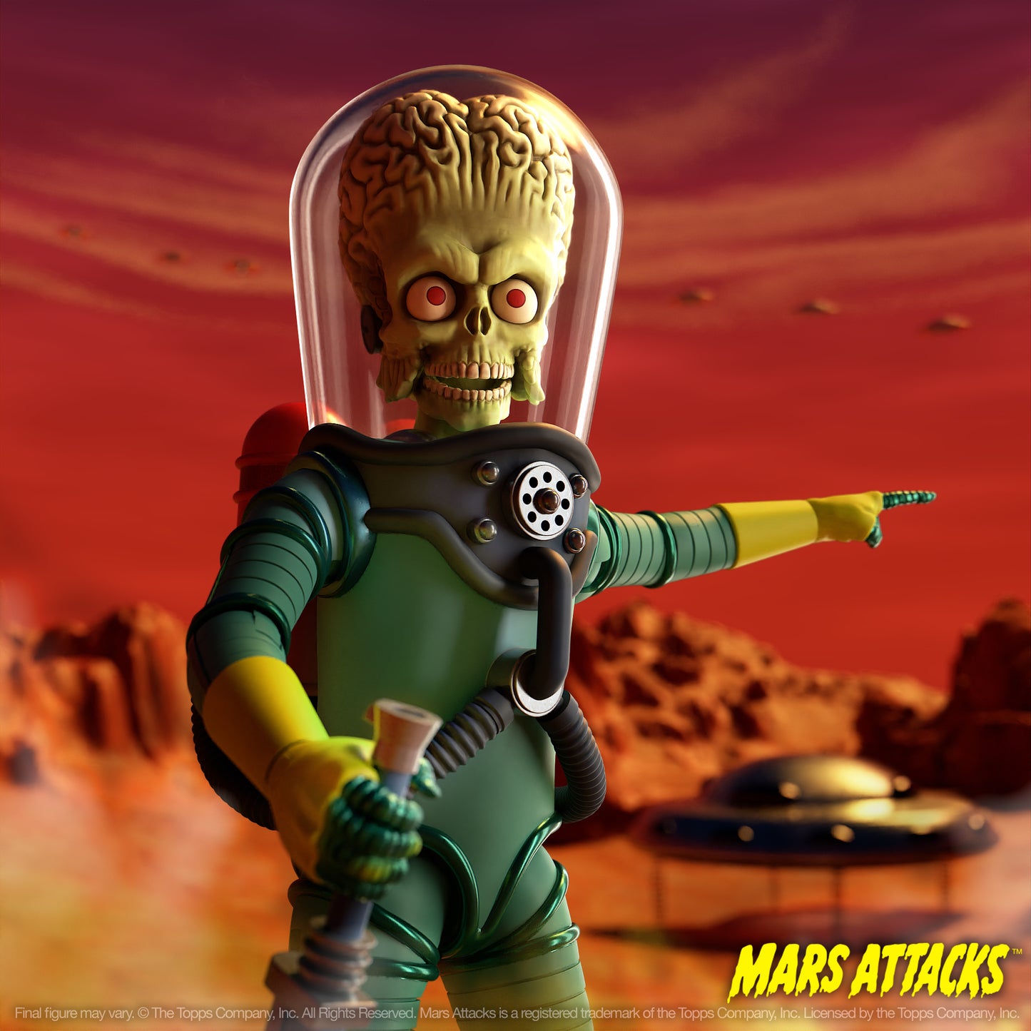 SUPER7 - ULTIMATES MARS ATTACKS MARTIAN INVASION BEGINS WAVE 1 - ACTION FIGURE