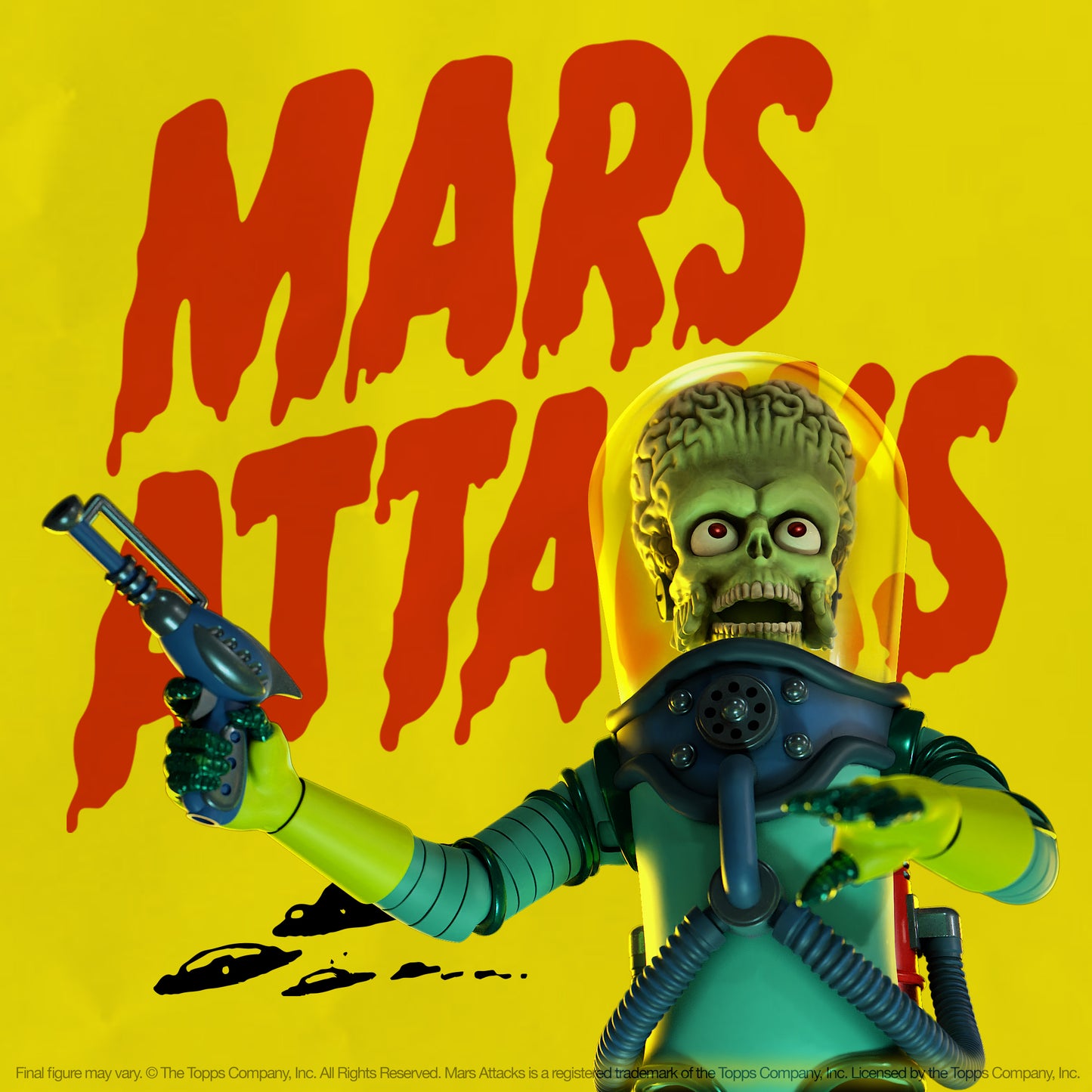 SUPER7 - ULTIMATES MARS ATTACKS MARTIAN SMASHING THE ENEMY WAVE 1 - ACTION FIGURE