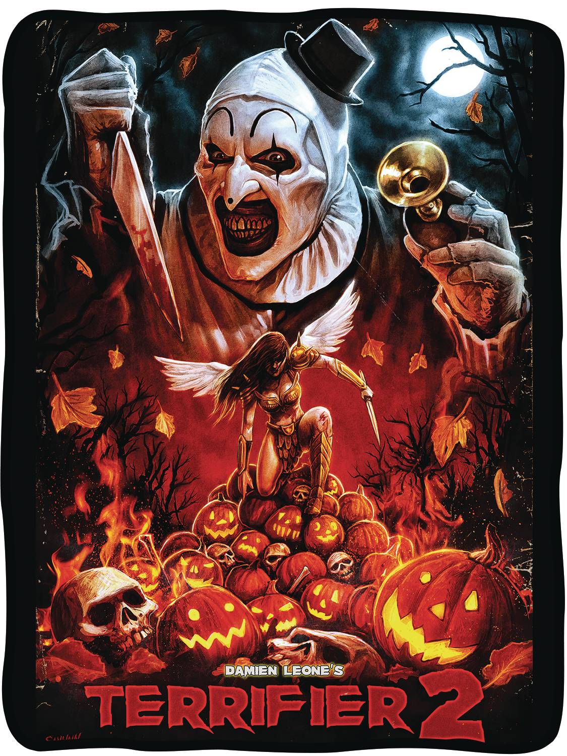 TERRIFIER 2 COVER THROW BLANKET